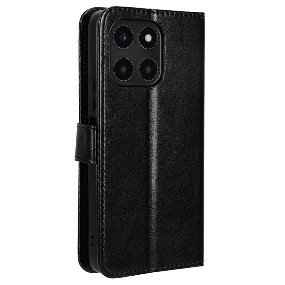 EIDERWOOD Honor X6a Kunstskinn Flip Deksel m. Strop - Svart