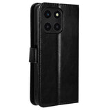 EIDERWOOD Honor X6a Kunstskinn Flip Deksel m. Strop - Svart