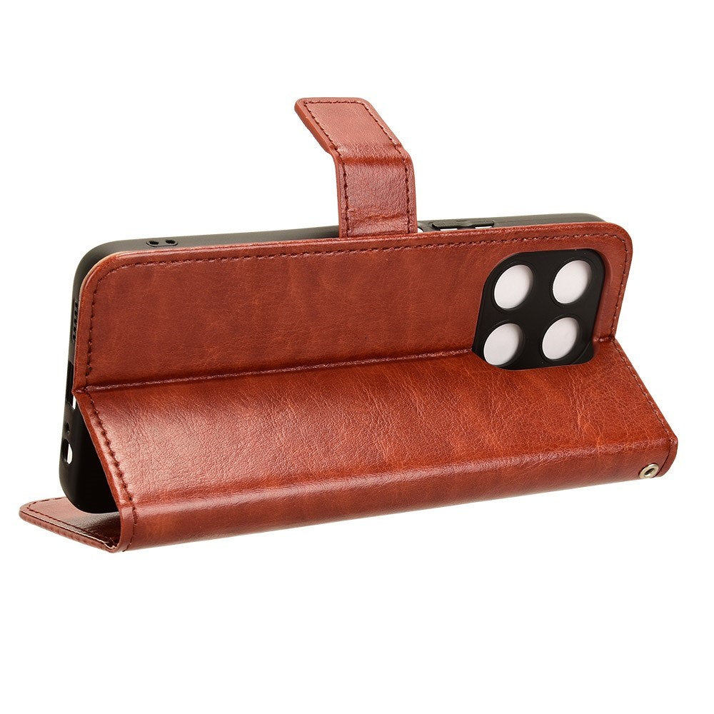 EIDERWOOD Honor X6a Kunstskinn Flip Deksel m. Strop - Brun