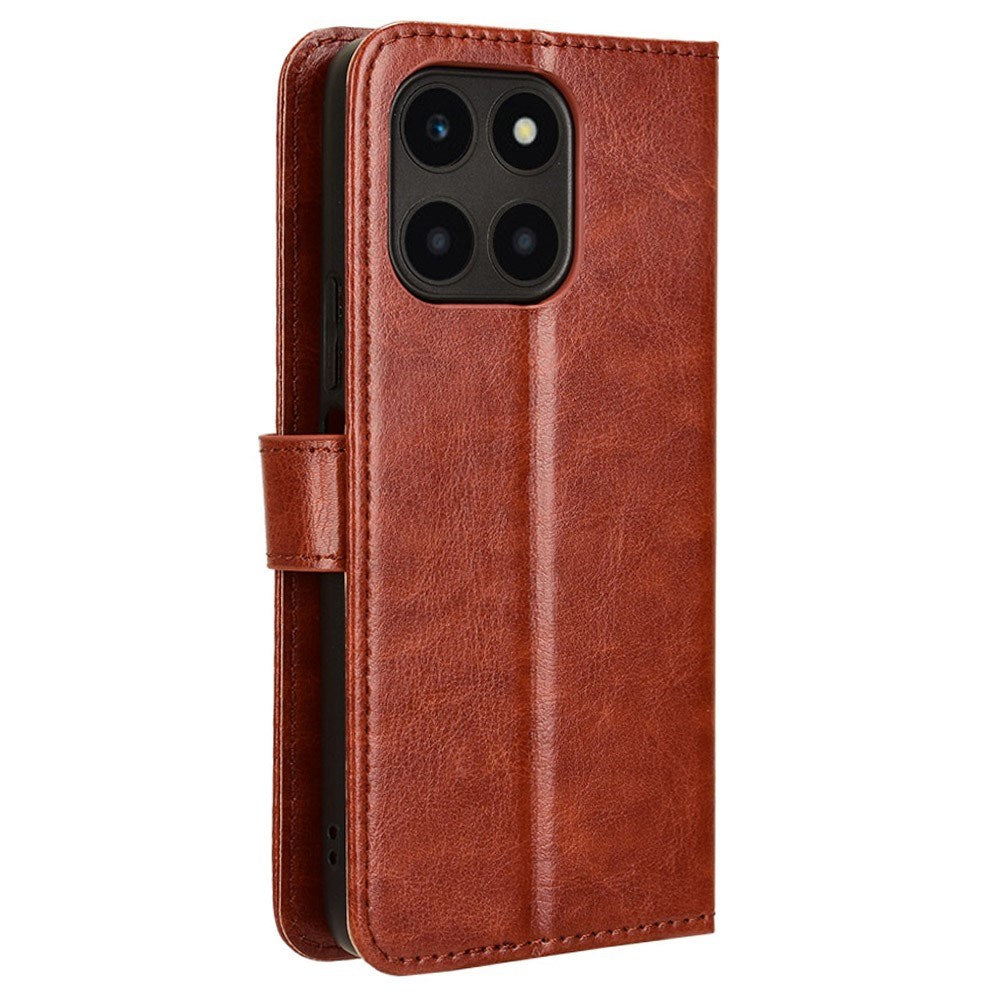 EIDERWOOD Honor X6a Kunstskinn Flip Deksel m. Strop - Brun