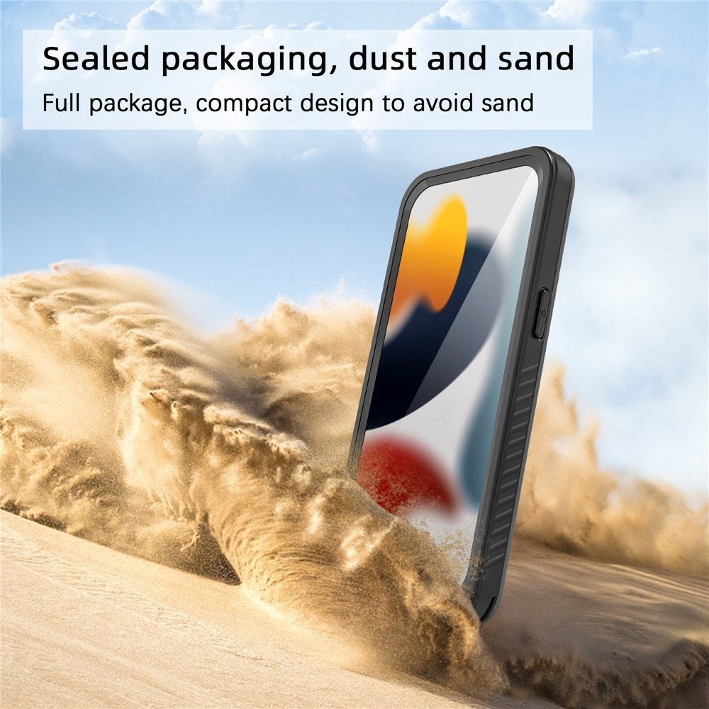 iPhone 15 Redpepper IP68 Vanntett Deksel - Svart / Gjennomsiktig