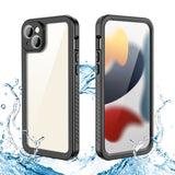 iPhone 15 Plus Redpepper IP68 Vanntett Deksel - Svart / Gjennomsiktig