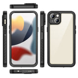 iPhone 15 Plus Redpepper IP68 Vanntett Deksel - Svart / Gjennomsiktig