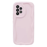 EIDERWOOD Samsung Galaxy A23 / A23 (5G) Fleksibelt Plast Deksel med Bølgete Kanter - Rosa