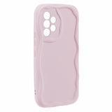 EIDERWOOD Samsung Galaxy A23 / A23 (5G) Fleksibelt Plast Deksel med Bølgete Kanter - Rosa