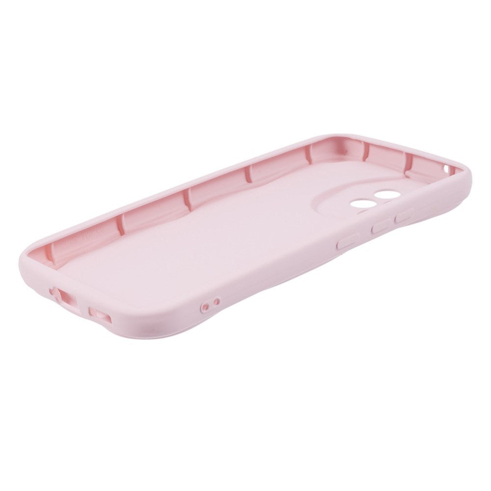 EIDERWOOD Samsung Galaxy A23 / A23 (5G) Fleksibelt Plast Deksel med Bølgete Kanter - Rosa