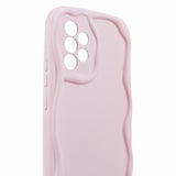 EIDERWOOD Samsung Galaxy A23 / A23 (5G) Fleksibelt Plast Deksel med Bølgete Kanter - Rosa