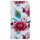 Honor 90 Lite Kunstskinn Deksel m. Lommebok og Stropp - Blomster