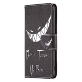 EIDERWOOD Motorola Edge 40 Neo Kunstskinn Flip Deksel med Lommebok & Trykk - "Don't Touch My Phone"