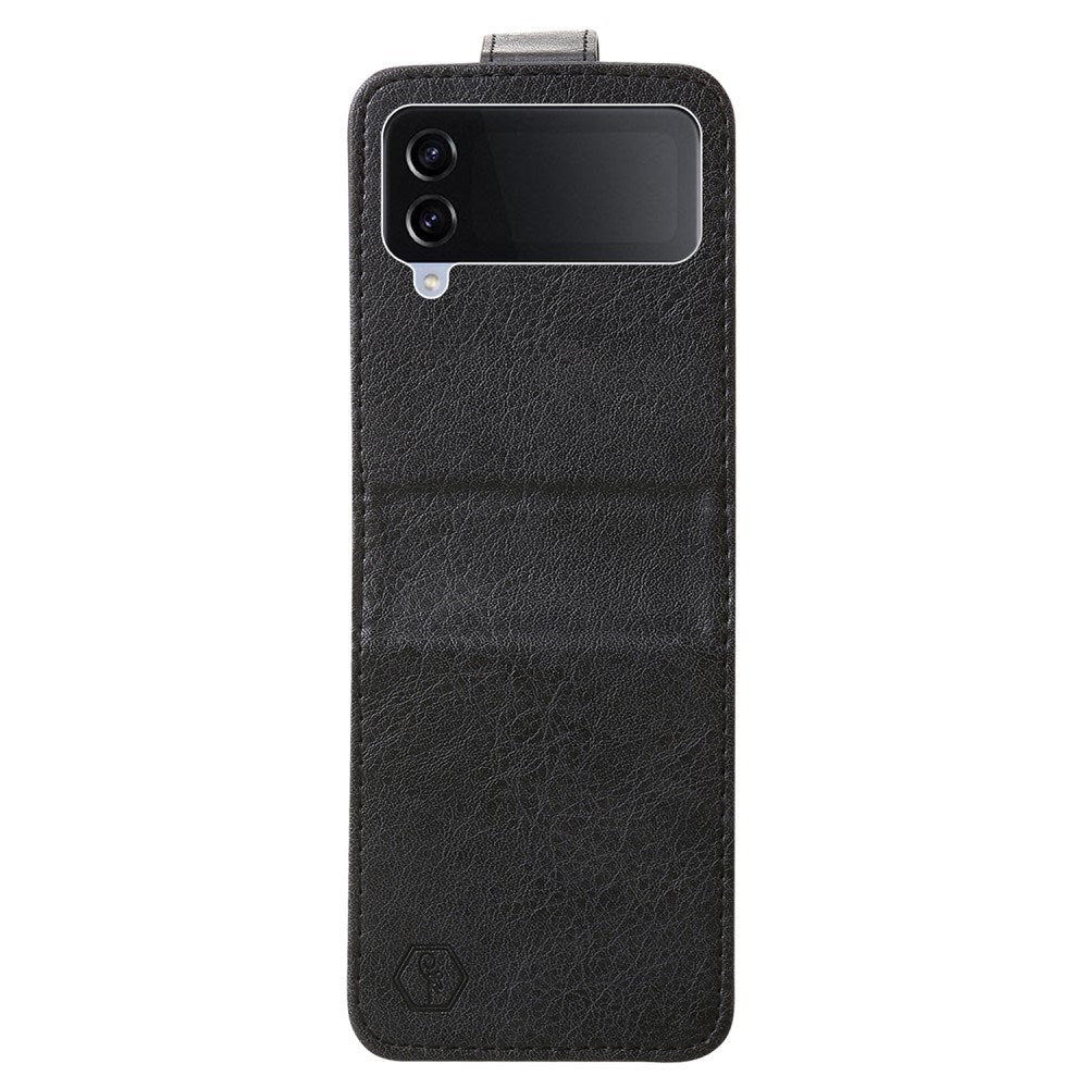 EIDERWOOD Samsung Galaxy Z Flip4 (5G) Kunstskinn Deksel - Svart