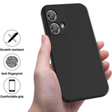 EIDERWOOD Motorola Edge 40 Neo Liquid Silikon Deksel med Stropp - Svart