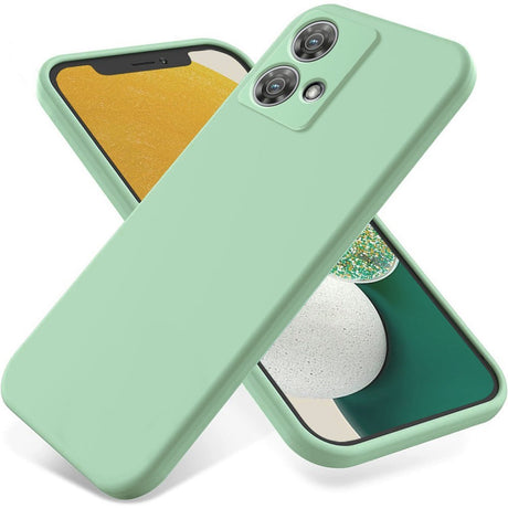 EIDERWOOD Motorola Edge 40 Neo Liquid Silikon Deksel med Stropp - Grønn