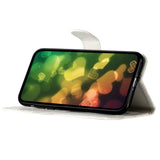 Samsung Galaxy S24 Kunstskinn Flipdeksel m. Lommebok og Stropp - Blå Sommerfugl