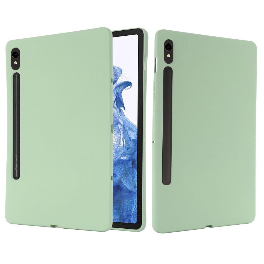 EIDERWOOD Samsung Galaxy Tab S10 FE / S9 FE Foret Silikon Deksel - Grønn