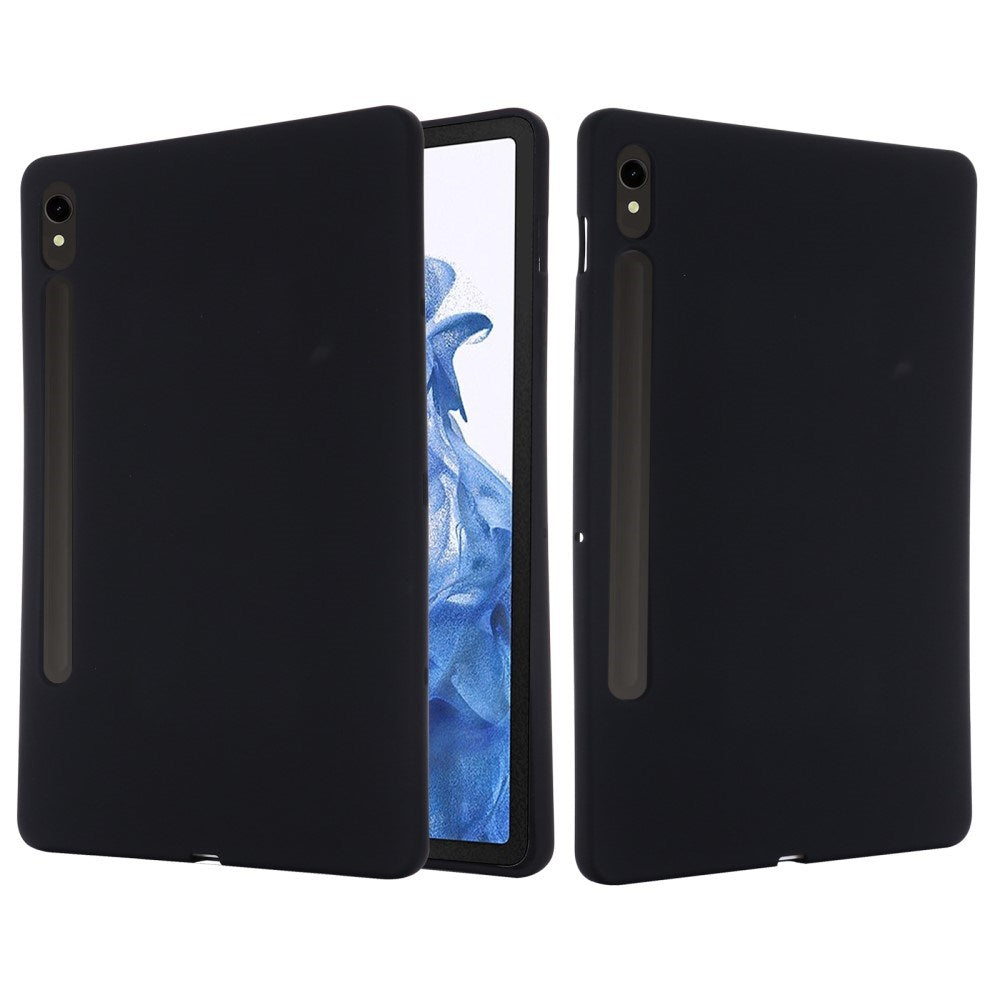 EIDERWOOD Samsung Galaxy Tab S10 FE / S9 FE Foret Silikon Deksel - Svart