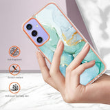 Samsung Galaxy A15 (5G) / A15 Hybrid Plastdeksel - Grønn Marmor