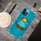 iPhone 15 Pro Fleksibelt Plast Jul Deksel - Merry Christmas - Juleklokker
