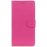 Xiaomi 14 Pro PU Litchi Skin Flip Deksel med Lommebok - Rosa