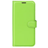 Xiaomi 14 Pro Kunstskinn Deksel m. Lommebok & Stativ - Grønn