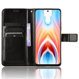 EIDERWOOD OnePlus Nord N30 SE (5G) / OPPO A79 (5G) Skinn Flip-Deksel med Lommebok og Stativfunksjon - Svart