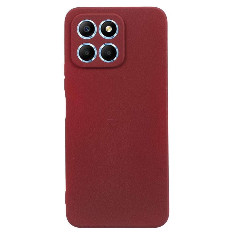 EIDERWOOD Honor X8 (5G) Matt Fleksibelt Plast Deksel - Rød
