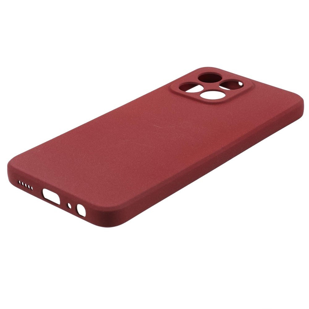 EIDERWOOD Honor X8 (5G) Matt Fleksibelt Plast Deksel - Rød