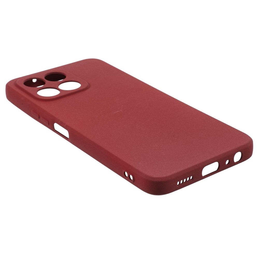 EIDERWOOD Honor X8 (5G) Matt Fleksibelt Plast Deksel - Rød