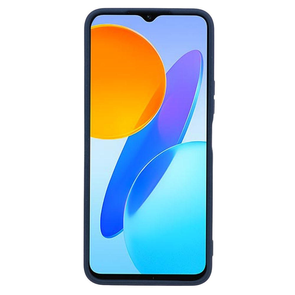 EIDERWOOD Honor X8 (5G) Matt Fleksibelt Plast Deksel - Blå