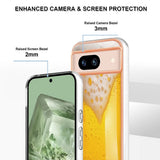 Google Pixel 8a Fleksibelt Plastdeksel med Motiv - Øl