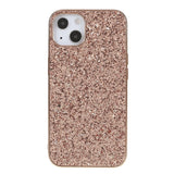 EIDERWOOD iPhone 14 Glitter Hybrid Deksel - Rose Gold