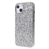 EIDERWOOD iPhone 14 Glitter Hybrid Deksel - Sølv