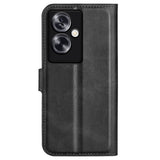 EIDERWOOD OPPO A79 (5G) / A2 (5G) Kunst Skinn Flippdeksel med Lommebok og Stativ - Svart
