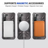 EIDERWOOD Robust Deksel for Samsung Galaxy S25+ / S24+ (Plus) med Støtte og Magsafe - Grå
