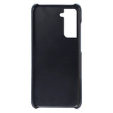 Samsung Galaxy S24 Kunstskinn Deksel m. Dobbel Kortholder - Blå