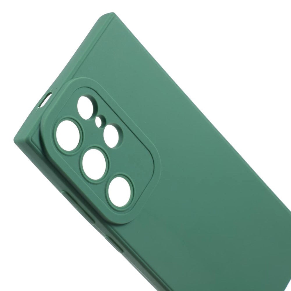 Samsung Galaxy S24 Ultra Matt Fleksibelt Plast Deksel - Grønn