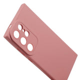 Samsung Galaxy S24 Ultra Matt Fleksibelt Plast Deksel - Rosa