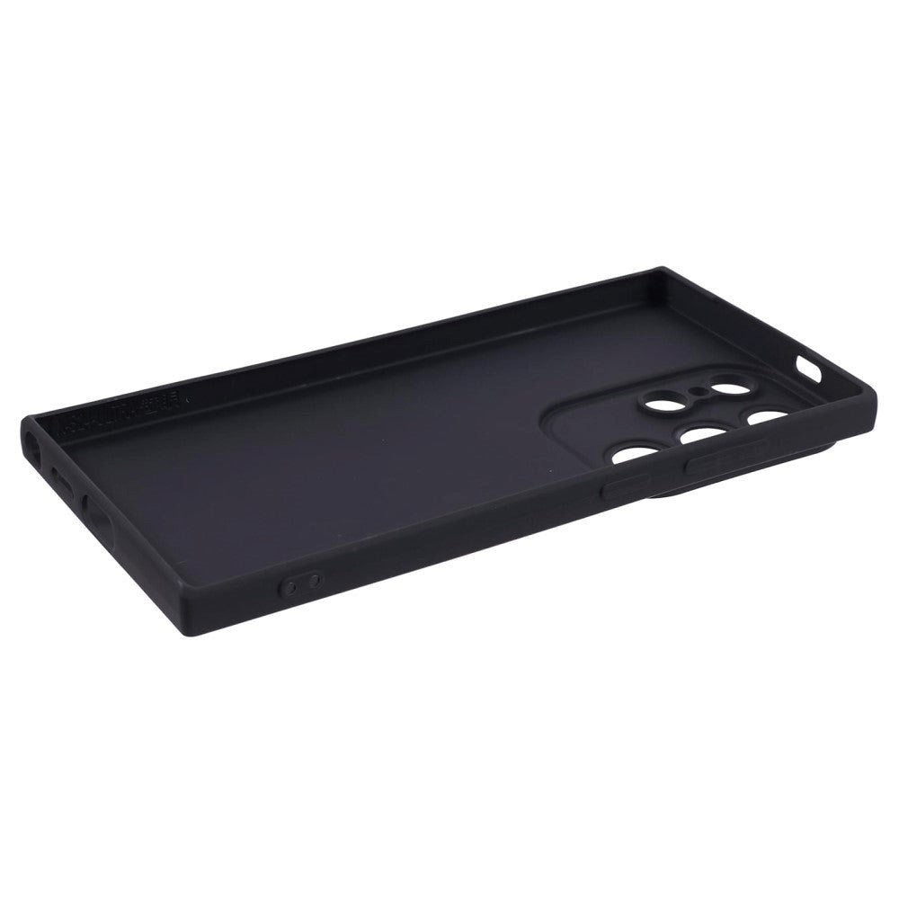 Samsung Galaxy S24 Ultra Matt Fleksibelt Plast Deksel - Svart