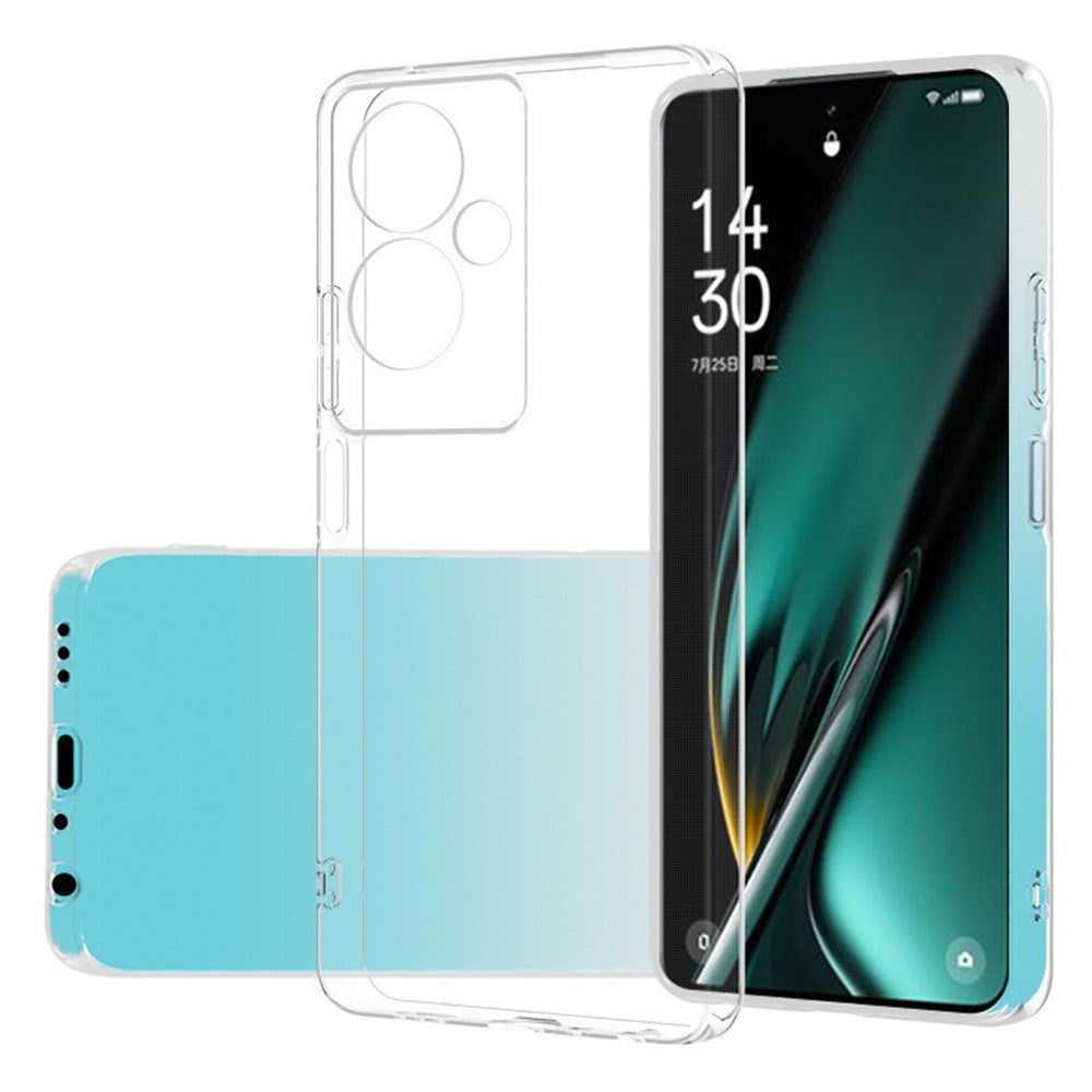 EIDERWOOD OPPO A2 (5G) Fleksibelt Plast Deksel - Gjennomsiktig