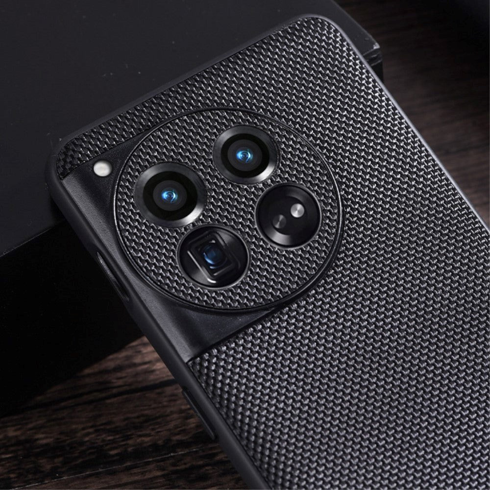 OnePlus 12 Fleksibelt Plast Nylon Bakdeksel - Grønn