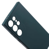 Samsung Galaxy S24 Ultra Fleksibel TPU Plast Deksel - Grønn