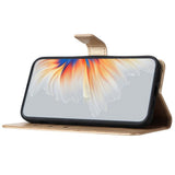 EIDERWOOD Motorola Moto G84 Flip Deksel med Lommebok og Stropp - Glitter - Gull