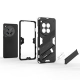 OnePlus 12 Hybrid Håndverker Deksel Med Kickstand - Svart