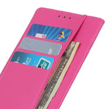 OnePlus 12 Litchi Skinn Deksel m. Lommebok - Pink