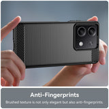 Xiaomi Redmi Note 13 (5G) Brushed Carbon Deksel - Svart