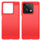 Xiaomi Redmi Note 13 (5G) Brushed Carbon Deksel - Rød