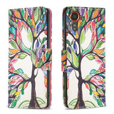 EIDERWOOD Samsung Galaxy Xcover 7 Flip Deksel med 2 Kortholdere - Fargerikt Tre