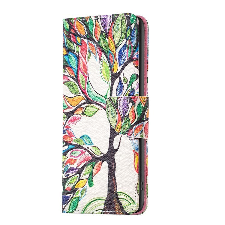 EIDERWOOD Samsung Galaxy Xcover 7 Flip Deksel med 2 Kortholdere - Fargerikt Tre