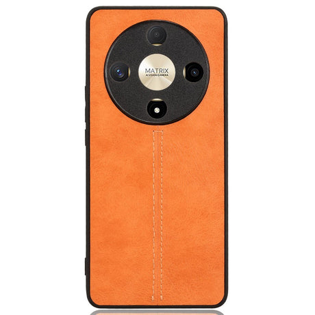 EIDERWOOD Honor Magic6 Lite (5G) Kunstskinn Bak Deksel - Oransje