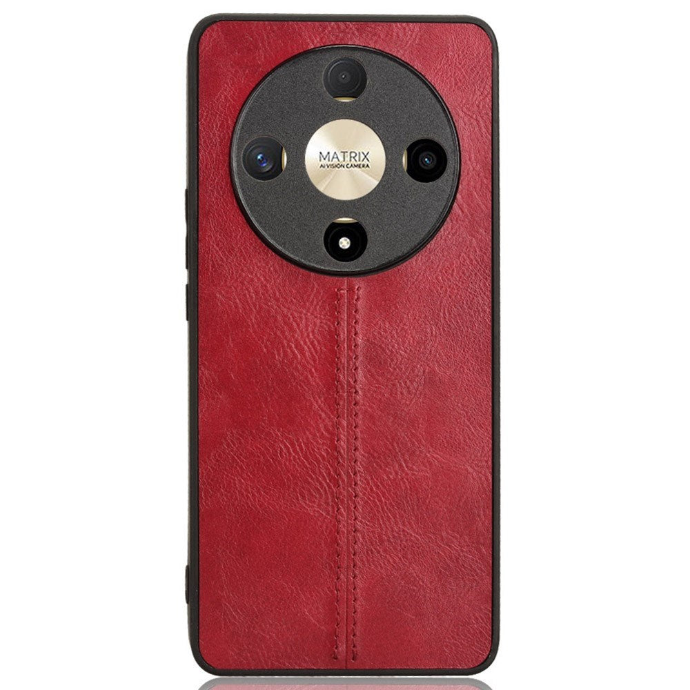 EIDERWOOD Honor Magic6 Lite (5G) Kunstskinn Bak Deksel - Rød