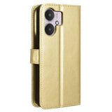 EIDERWOOD Xiaomi Redmi 13C (5G) Kunstskinn Flip Deksel m. Strop - Gull